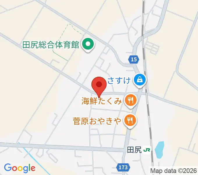 大崎市田尻文化センターの地図