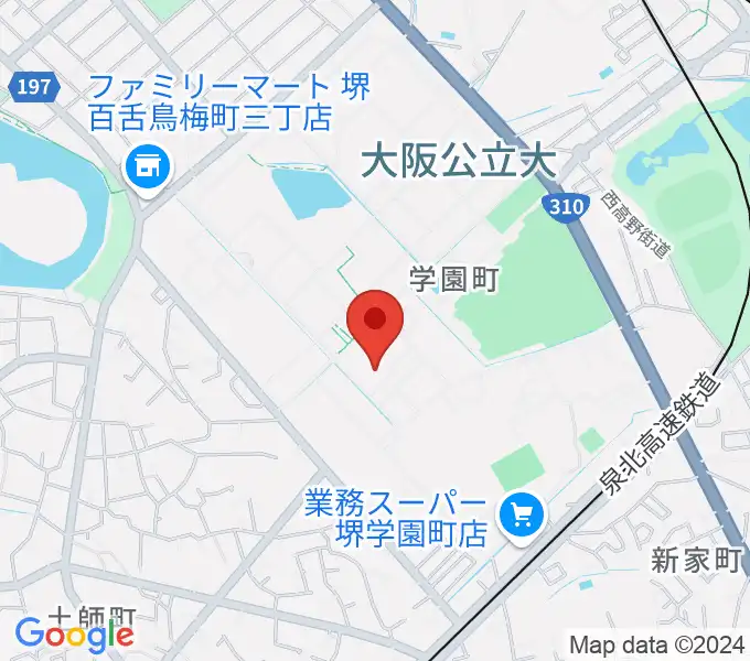 Uホール白鷺の地図