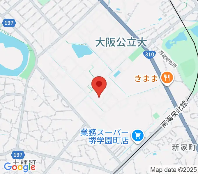 Uホール白鷺の地図