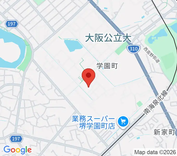 Uホール白鷺の地図