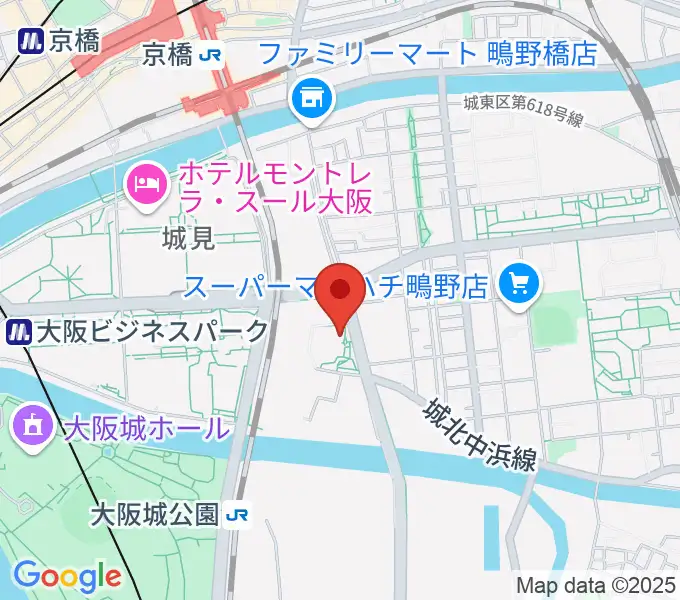 クレオ大阪東の地図