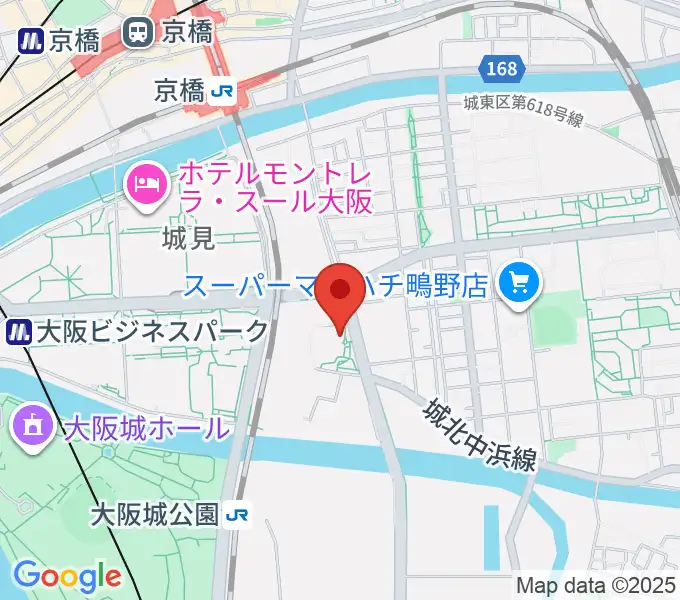 クレオ大阪東の地図