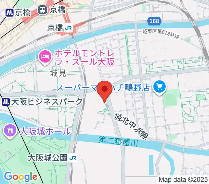 クレオ大阪東の地図