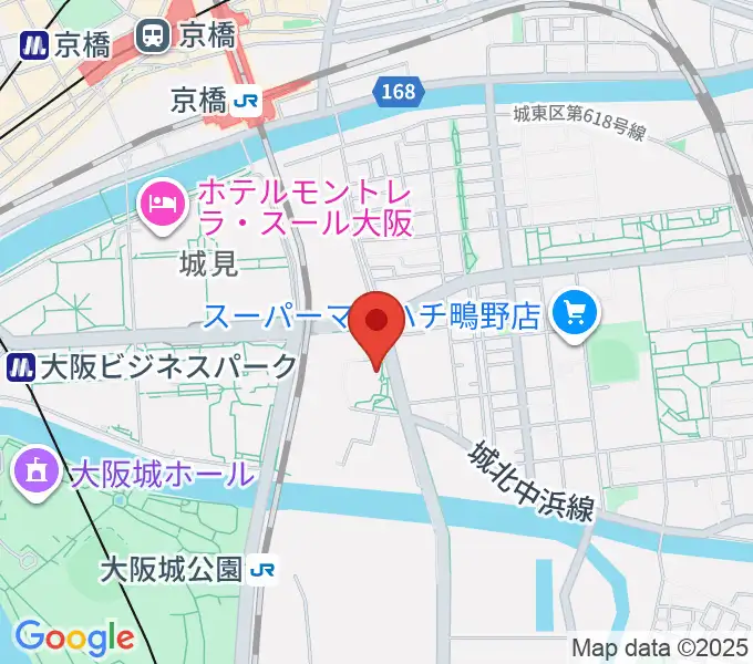 クレオ大阪東の地図