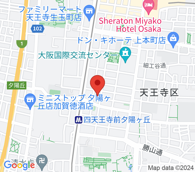 クレオ大阪中央の場所