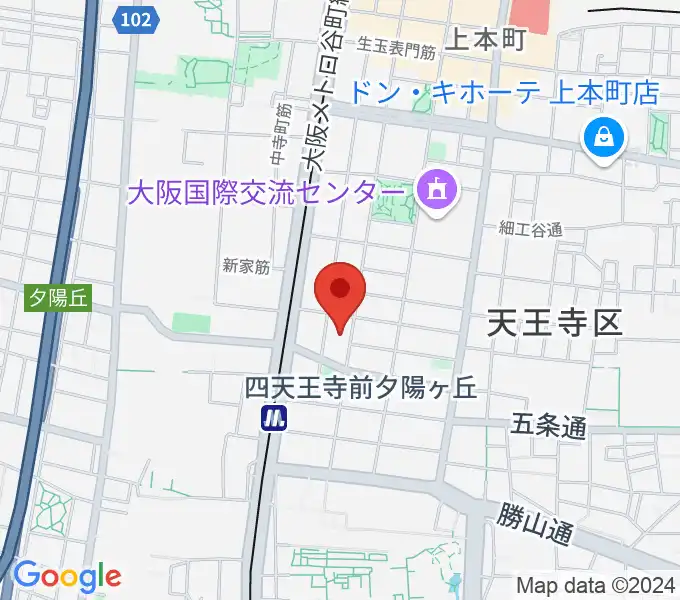 クレオ大阪中央の地図