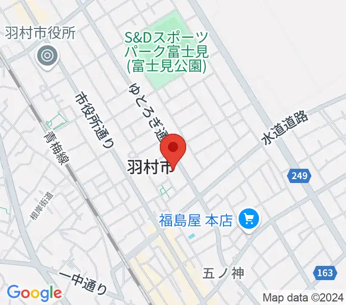 プリモホールゆとろぎの地図