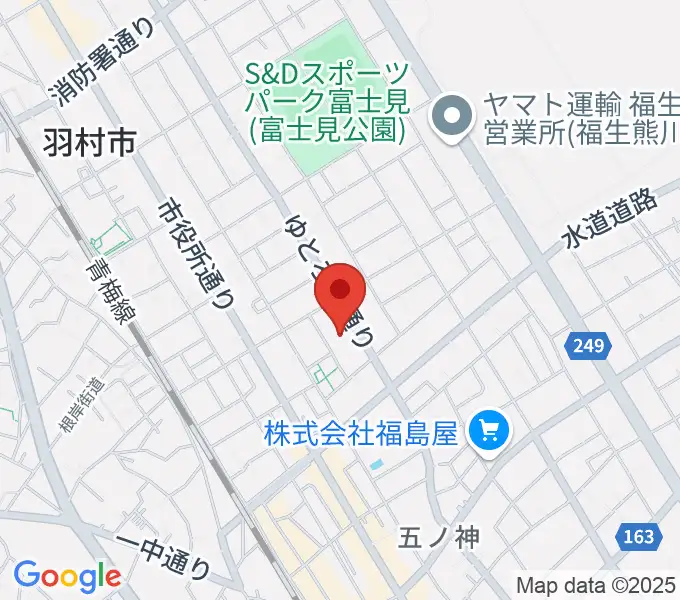 プリモホールゆとろぎの地図
