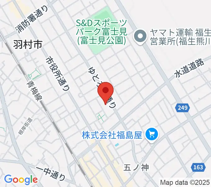プリモホールゆとろぎの地図