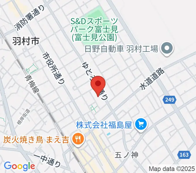 プリモホールゆとろぎの地図