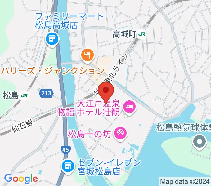 松島町文化観光交流館 アトレ・るHallの地図