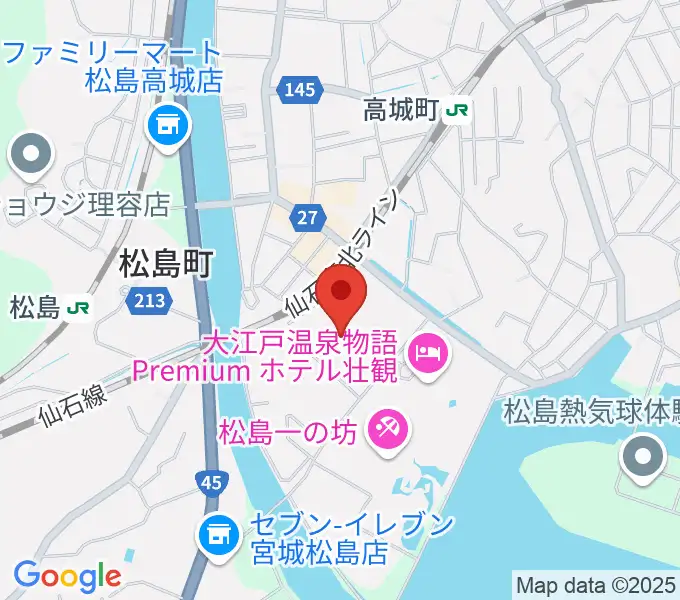 松島町文化観光交流館 アトレ・るHallの地図