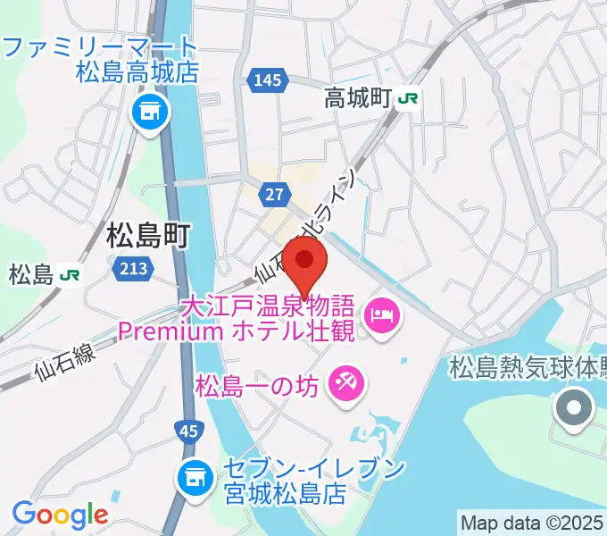 松島町文化観光交流館 アトレ・るHallの地図