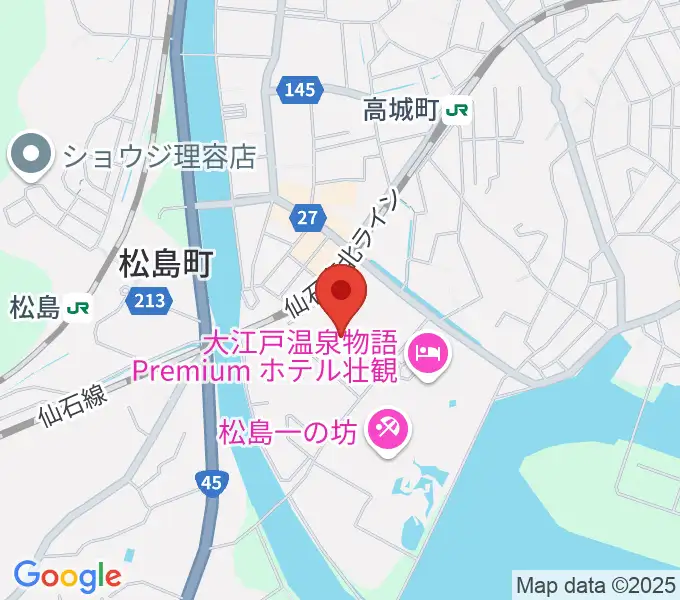 松島町文化観光交流館 アトレ・るHallの地図