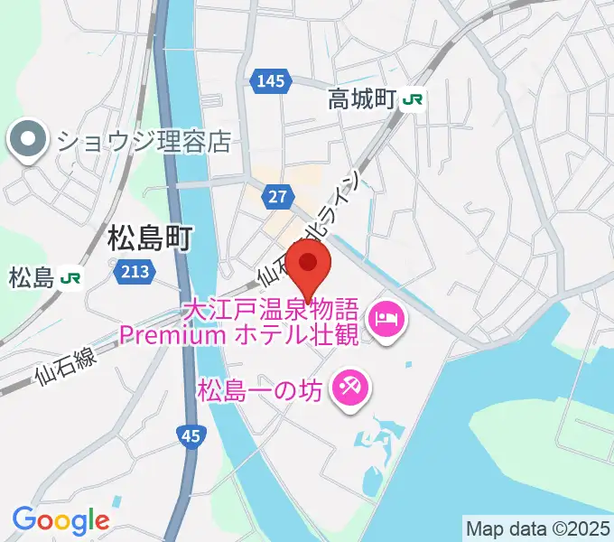 松島町文化観光交流館 アトレ・るHallの地図