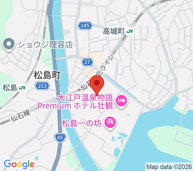 松島町文化観光交流館 アトレ・るHallの地図