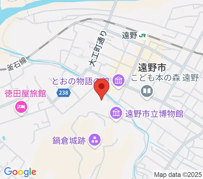 遠野市民センターの地図