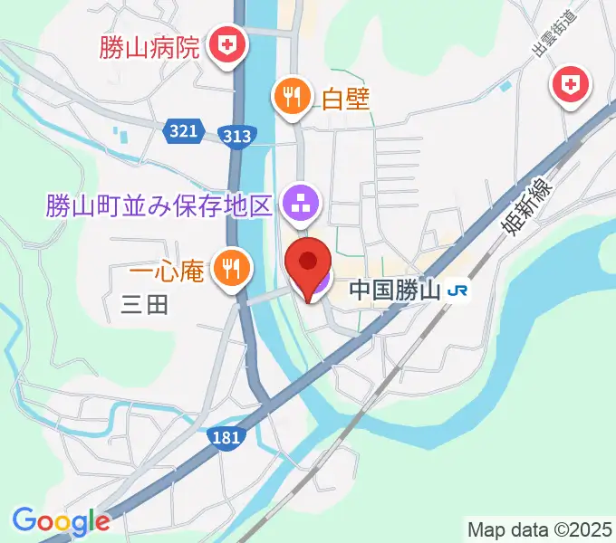 勝山文化センターの地図