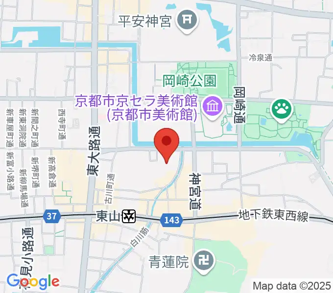 京都観世会館の地図