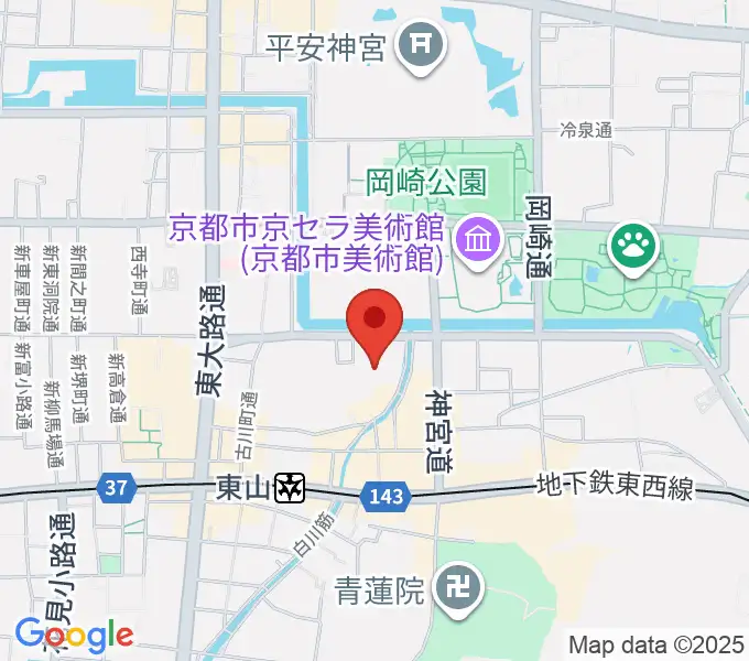 京都観世会館の地図