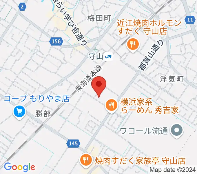 守山Blueの地図