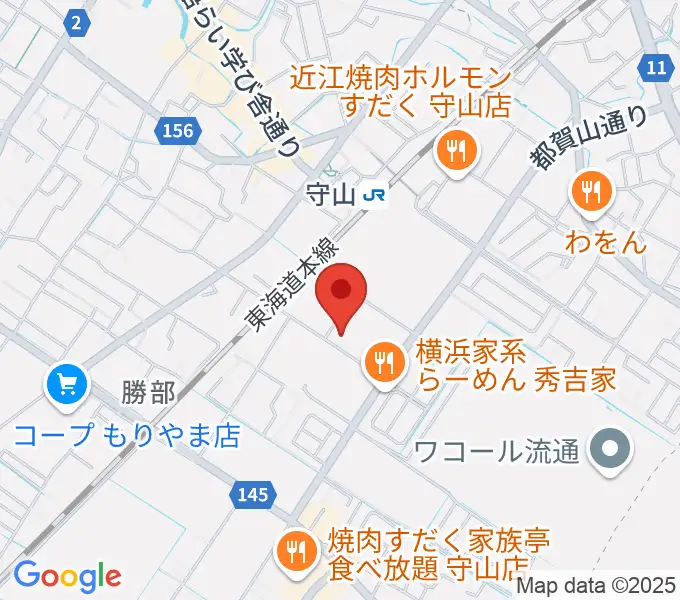 守山Blueの地図