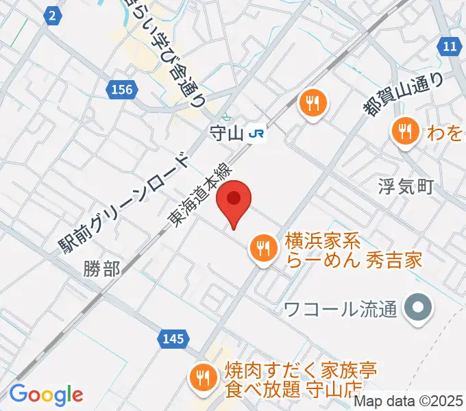守山Blueの地図