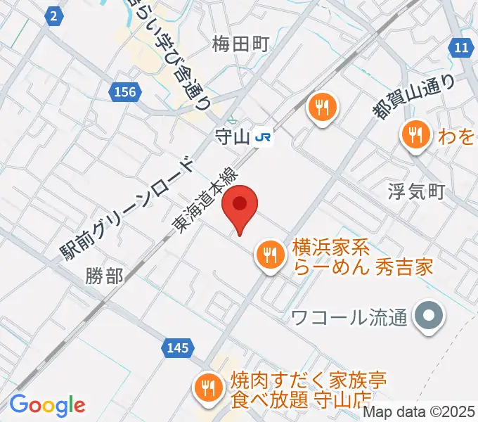 守山Blueの地図