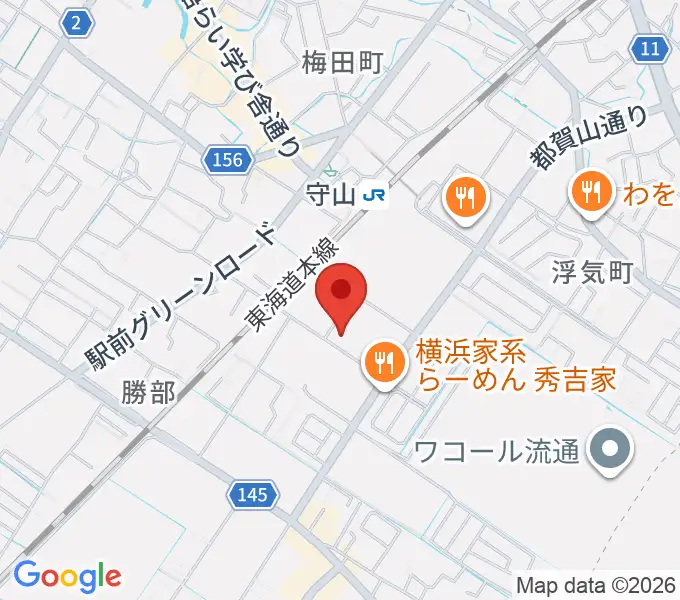 守山Blueの地図