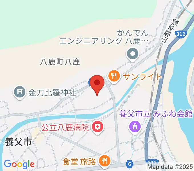 やぶ市民交流広場 YBファブの地図