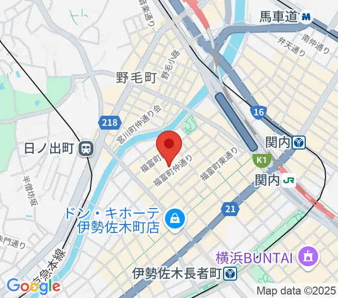 横浜CYGNUS X-1の地図