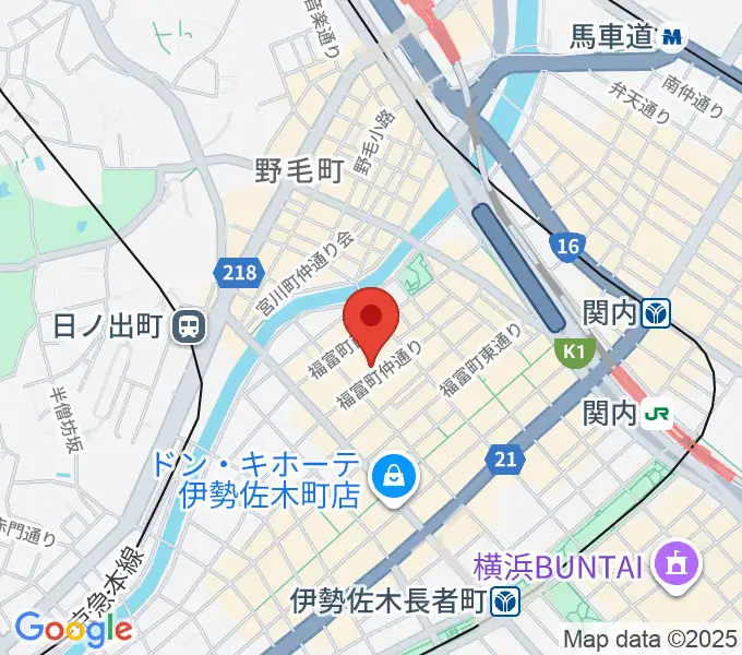 横浜CYGNUS X-1の地図