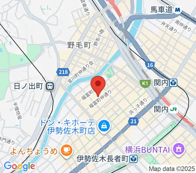 横浜CYGNUS X-1の地図