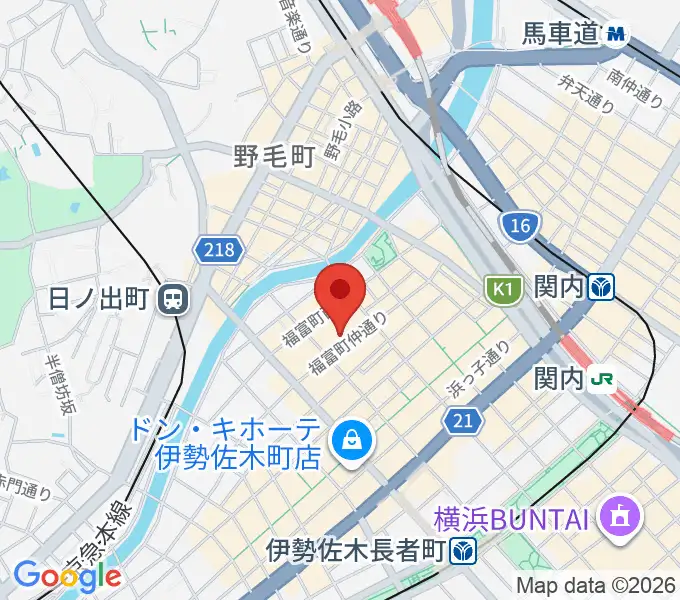 横浜CYGNUS X-1の地図