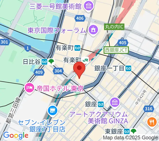 プラネタリアTOKYOの地図