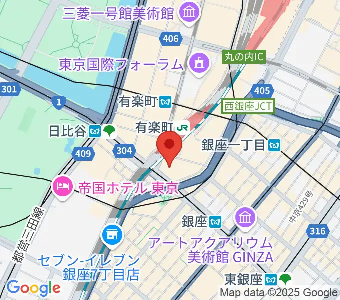 プラネタリアTOKYOの地図