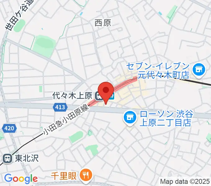 代々木上原OPRCTの地図