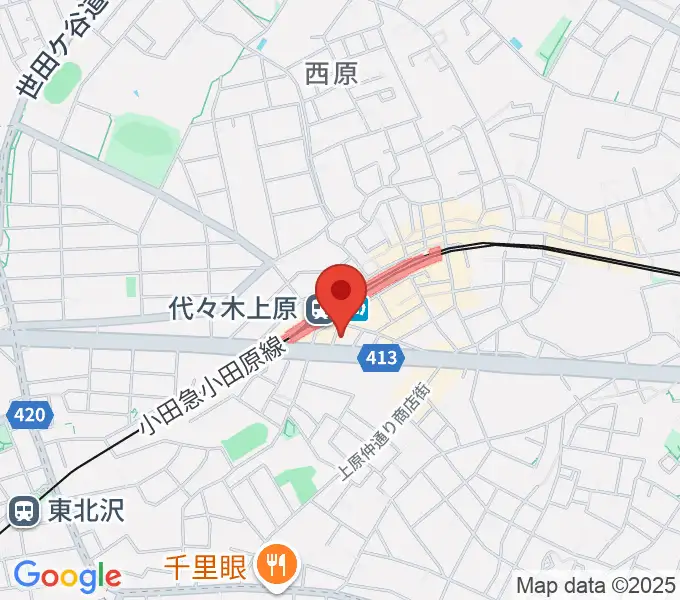 代々木上原OPRCTの地図