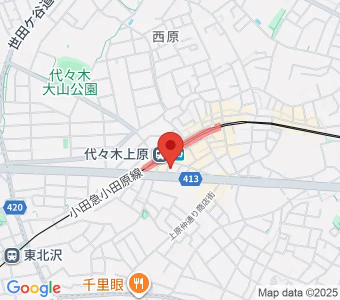 代々木上原OPRCTの地図