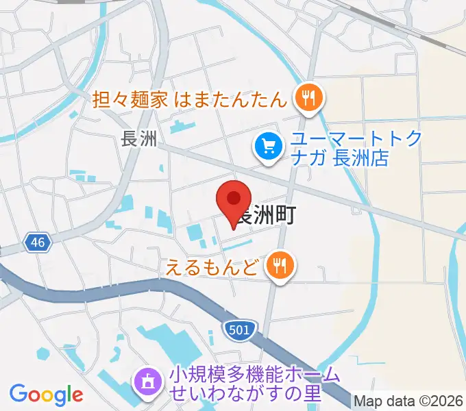 ながす未来館の地図