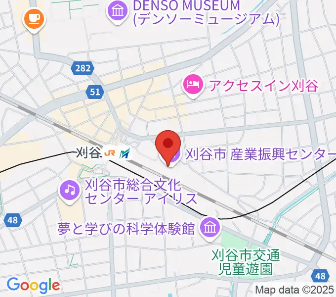 刈谷市産業振興センターの地図