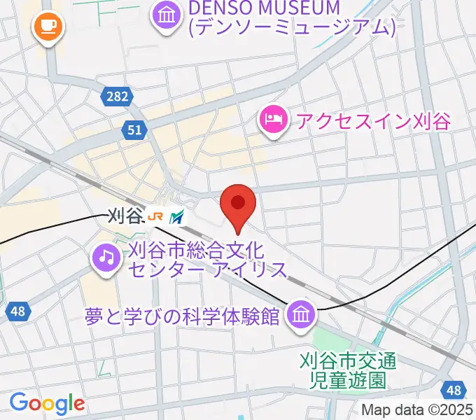 刈谷市産業振興センターの地図