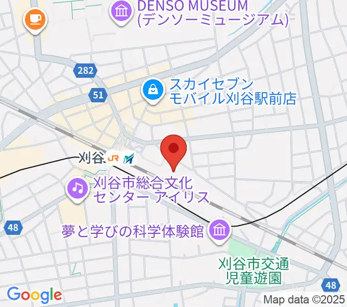刈谷市産業振興センターの地図