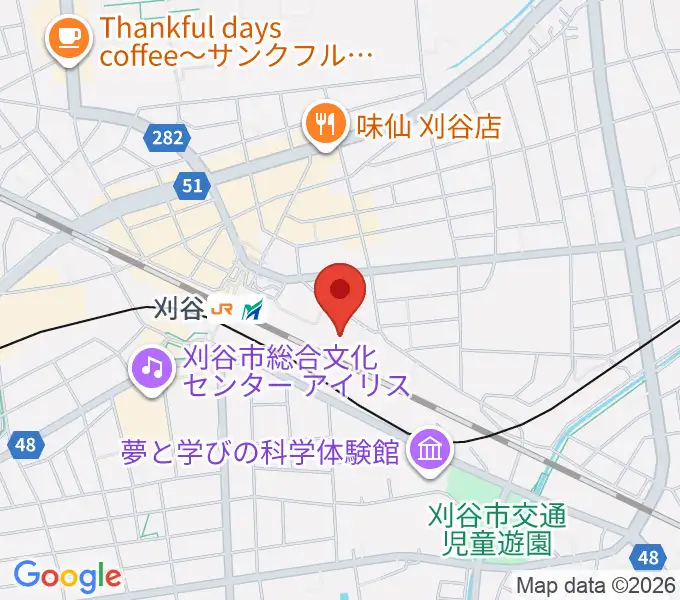 刈谷市産業振興センターの地図