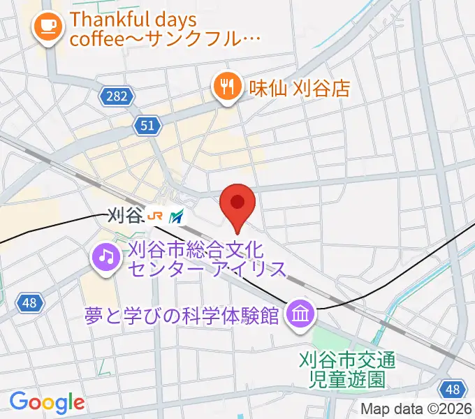 刈谷市産業振興センターの地図