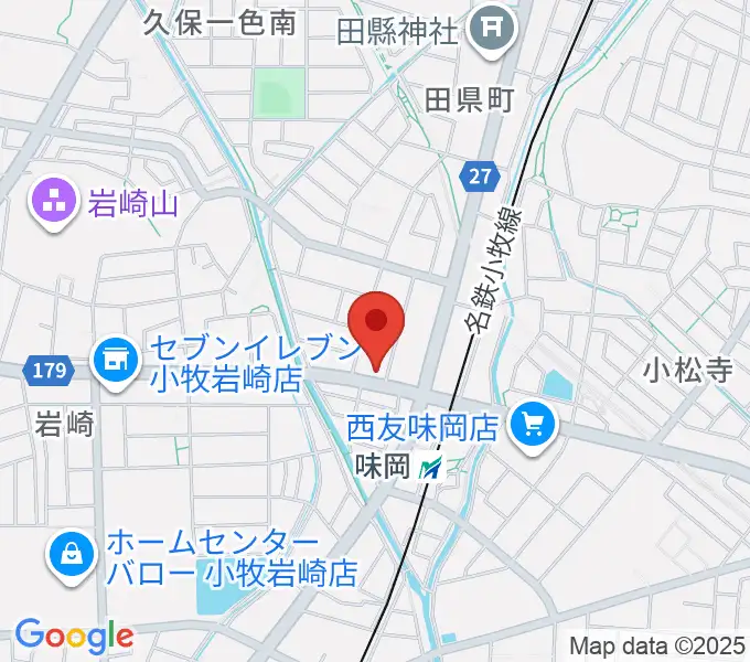 小牧市味岡市民センターの地図