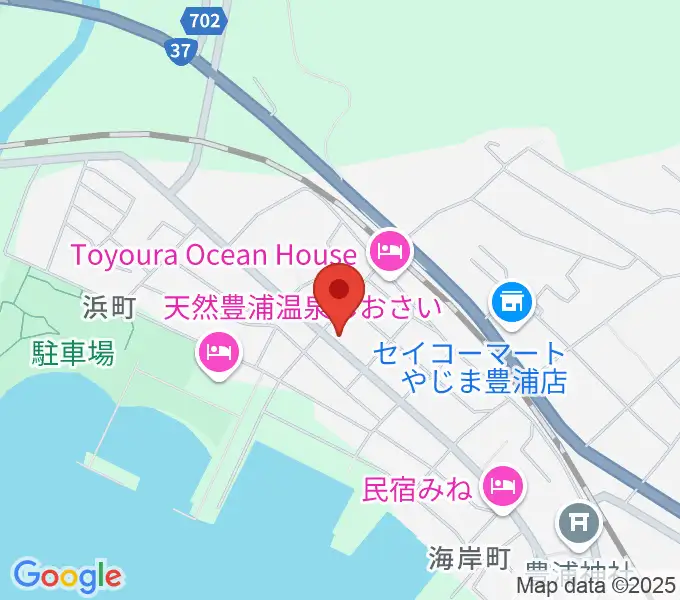 豊浦町地域交流センター とわにーの地図