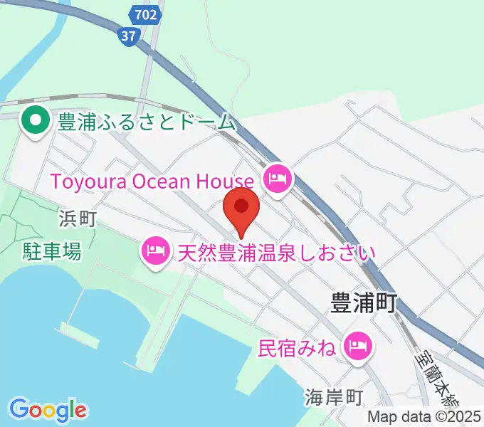豊浦町地域交流センター とわにーの地図