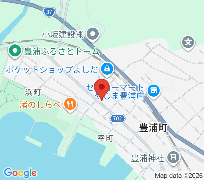 豊浦町地域交流センター とわにーの地図