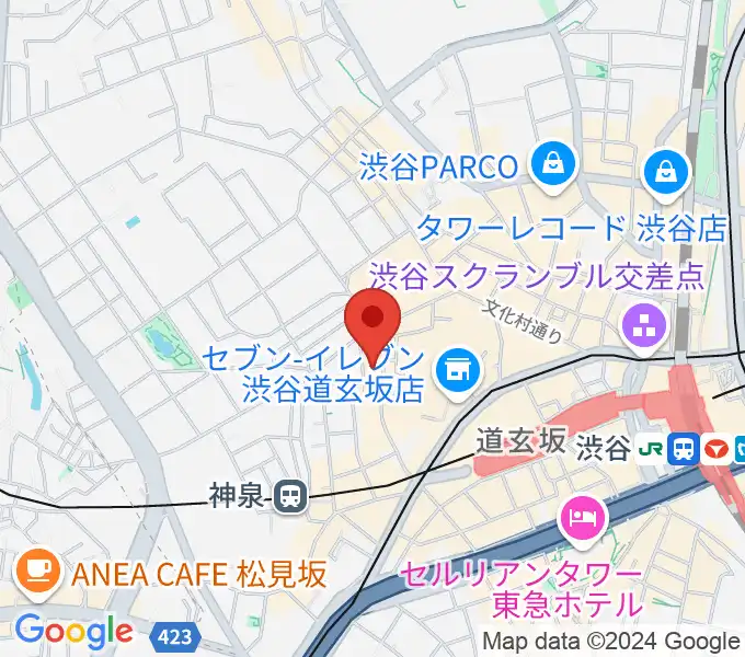 シネマヴェーラ渋谷の地図